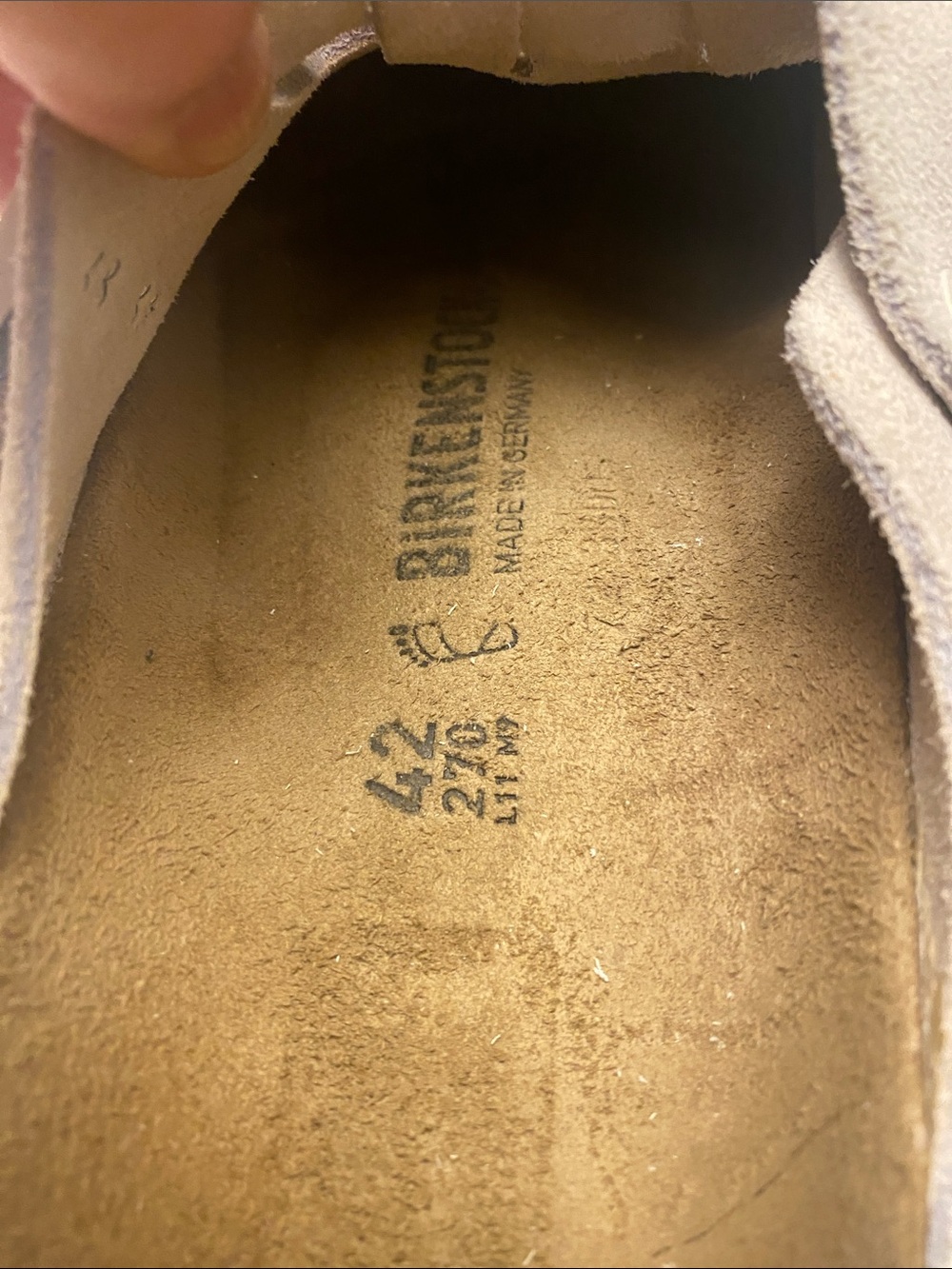 Birkenstock Boston Suede Leather Clogs Men’s Size 9US or Women’s 11US - Picture 4 of 8
